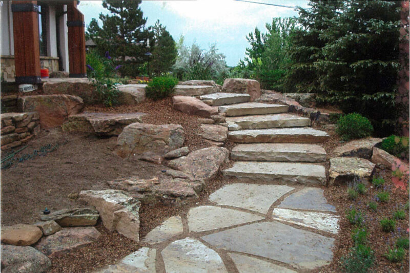 Flagstone Patios and Stairs