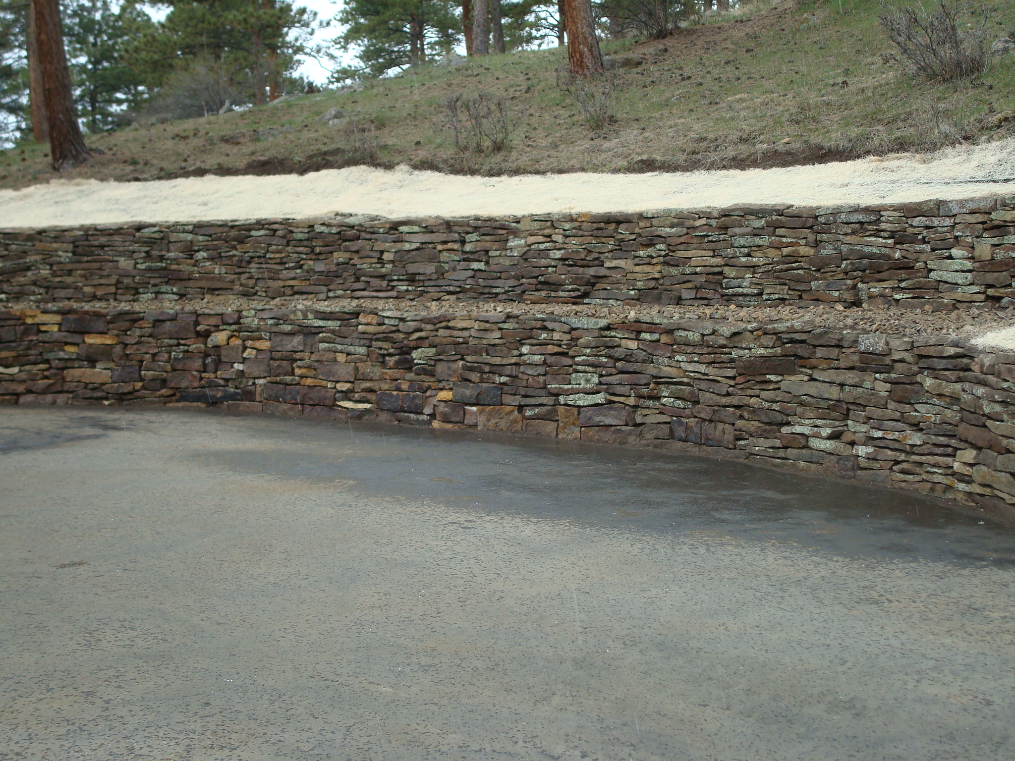 Retaining Walls next to driveway