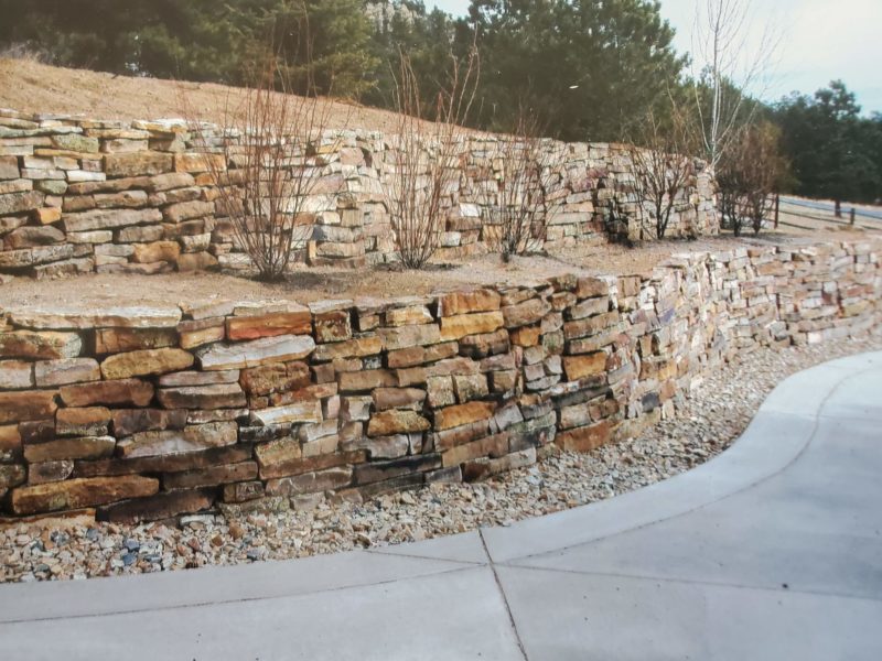 Retaining Walls and Stone Paths Gallery - Colorado Nature Design