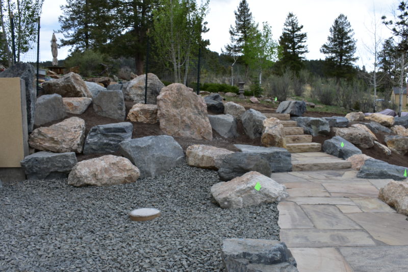 Stone Path and Staircase in Boulder, CO Bailey CO Landscaper